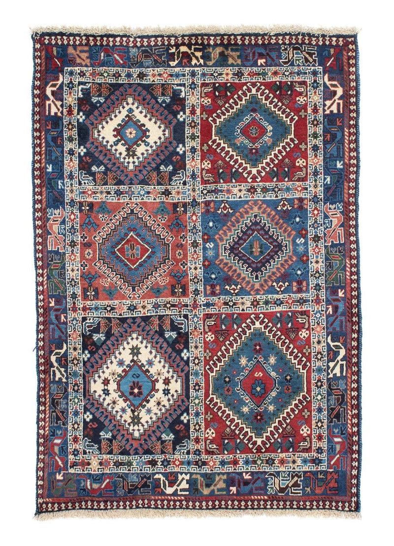 Alfombra persa - Nómada - 143 x 100 cm - azul