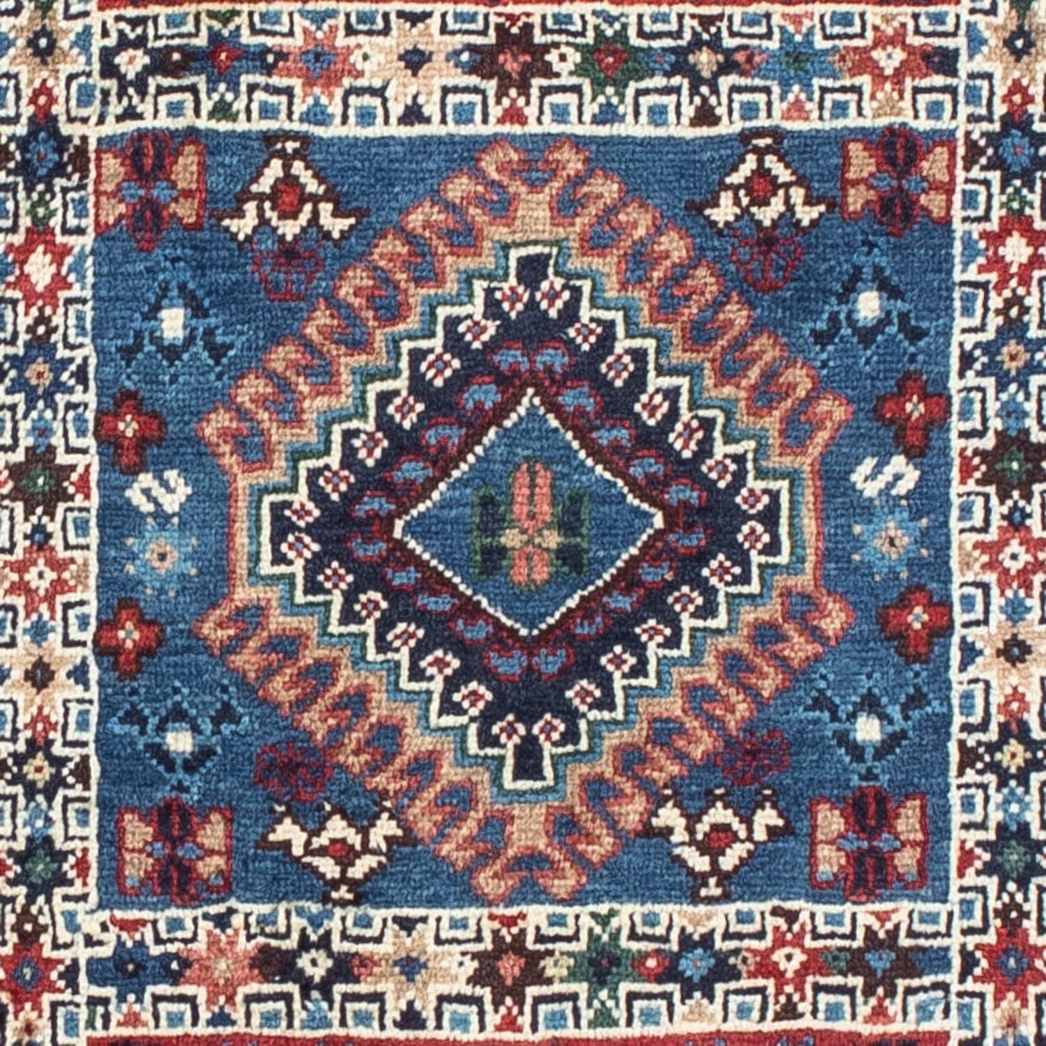 Alfombra persa - Nómada - 143 x 100 cm - azul