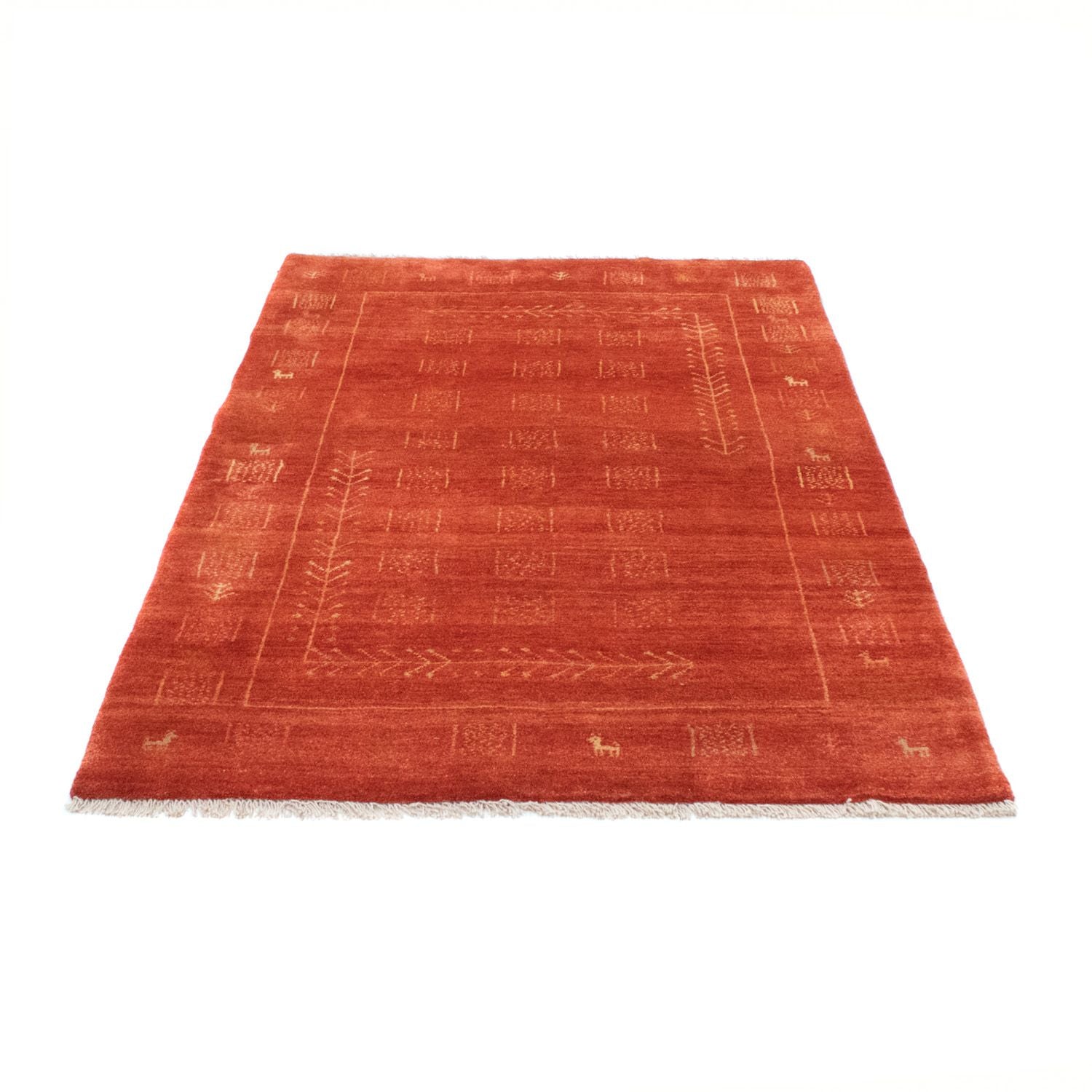 Alfombra Gabbeh - Persa - 183 x 119 cm - rojo