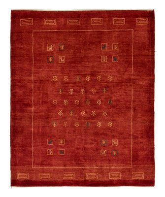 Alfombra Gabbeh - Persa - 190 x 163 cm - rojo