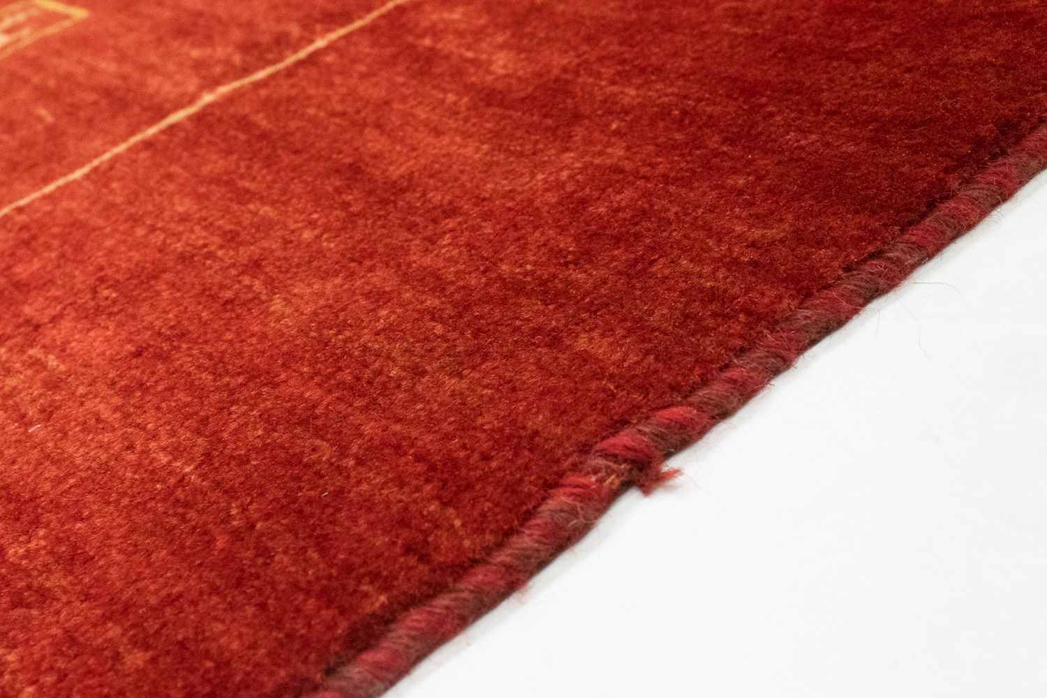 Alfombra Gabbeh - Persa - 190 x 163 cm - rojo