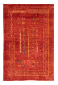 Alfombra Gabbeh - Persa - 180 x 124 cm - rojo