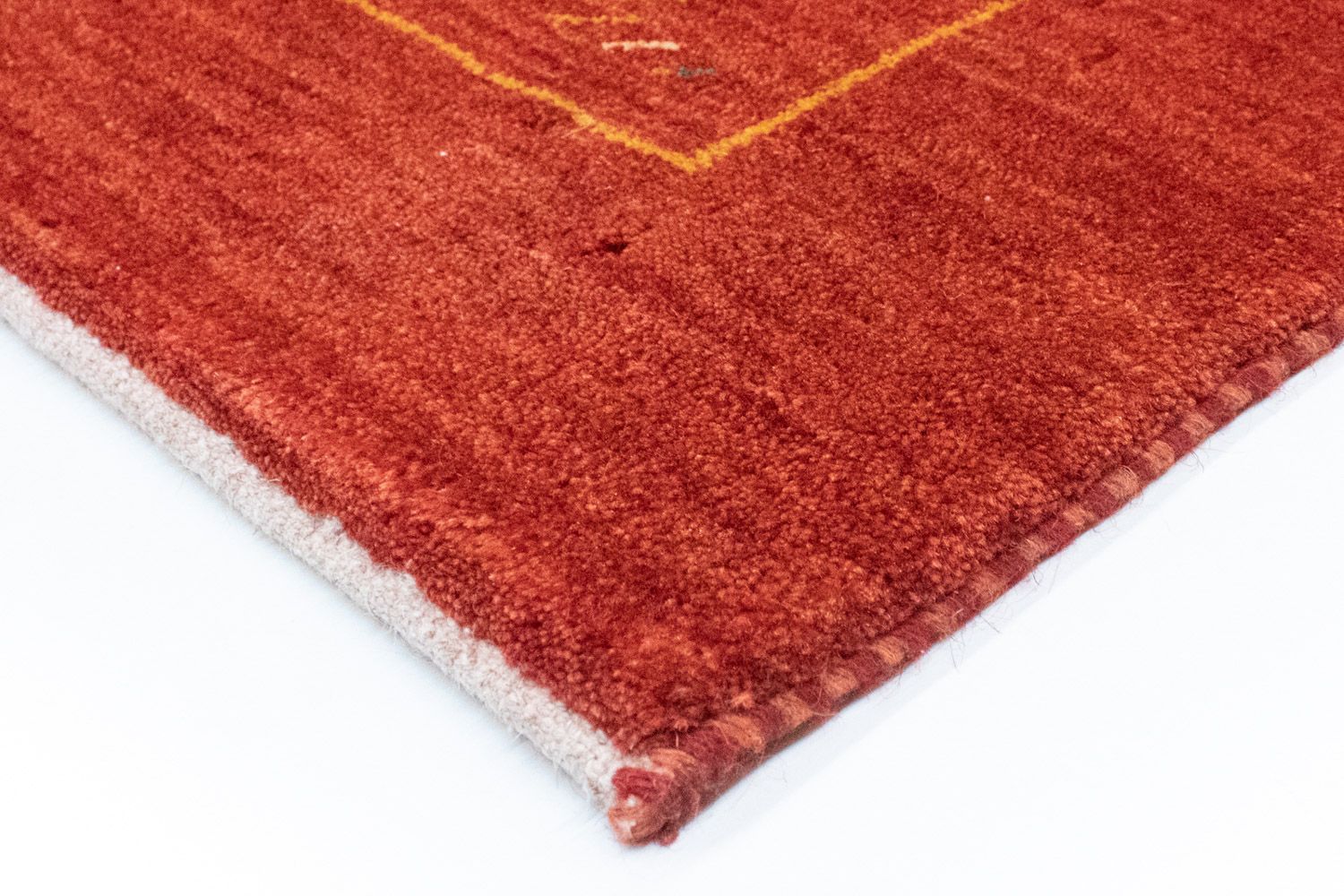 Alfombra Gabbeh - Persa - 180 x 124 cm - rojo