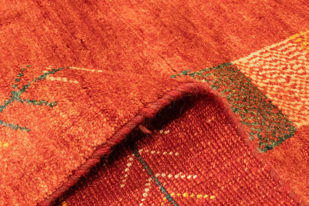 Alfombra Gabbeh - Persa - 231 x 168 cm - rojo