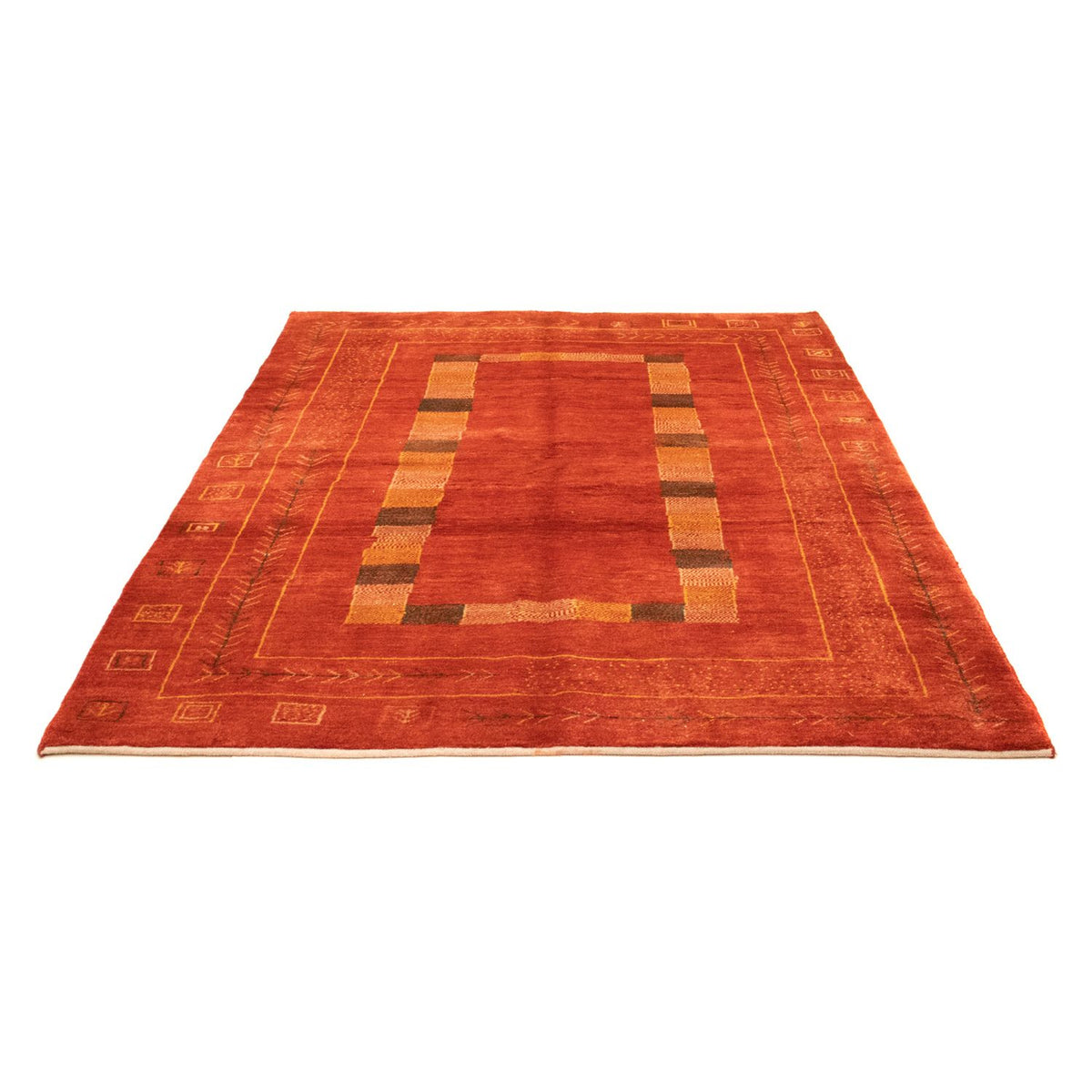 Alfombra Gabbeh - Persa - 231 x 168 cm - rojo