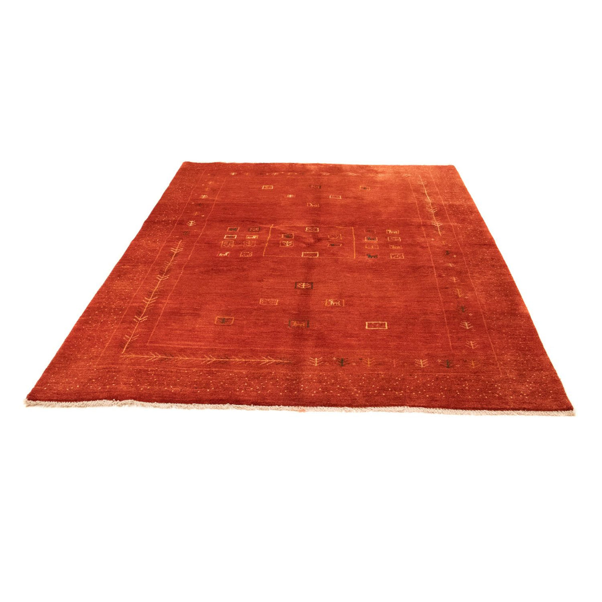 Alfombra Gabbeh - Persa - 235 x 172 cm - rojo