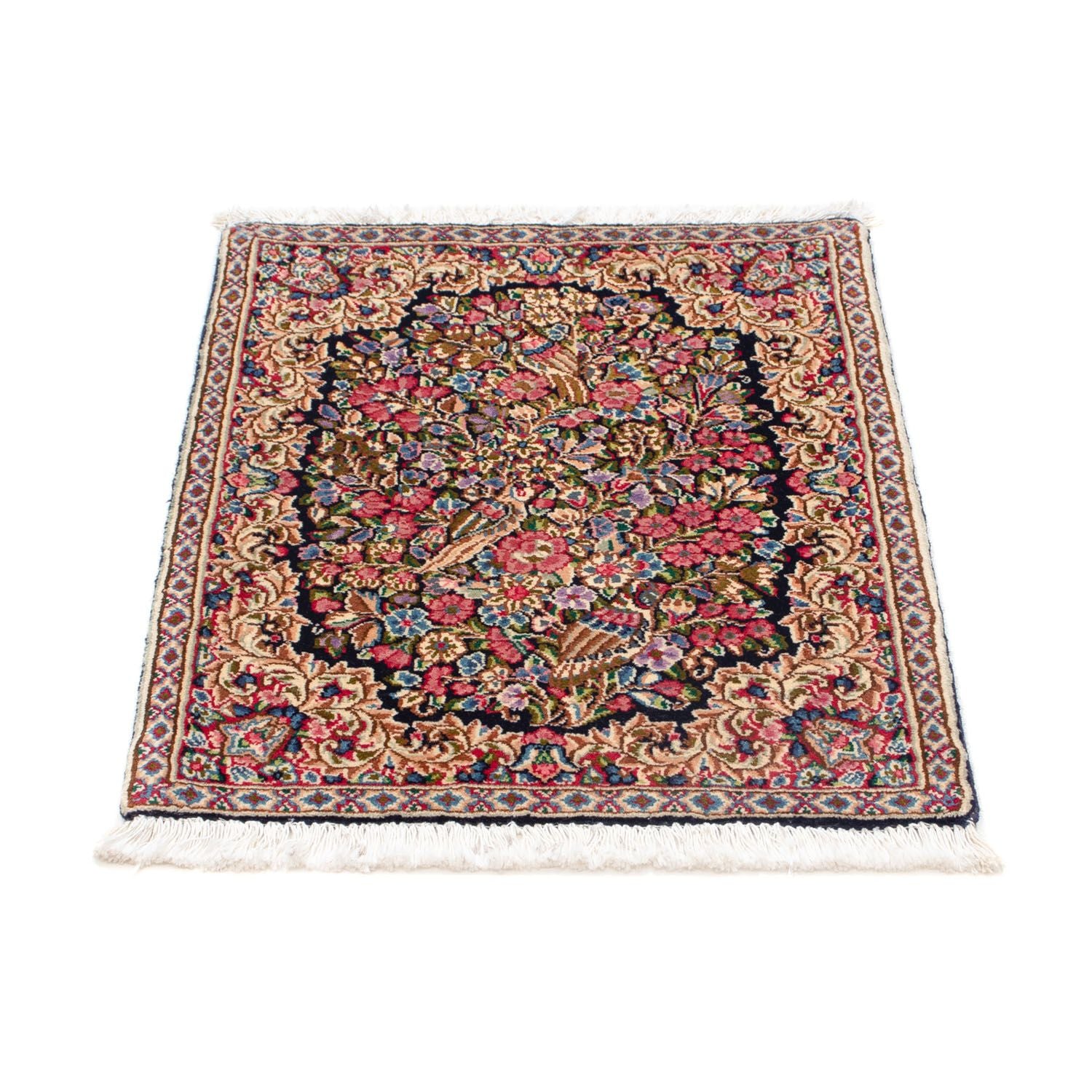 Alfombra persa - Real - 70 x 53 cm - azul
