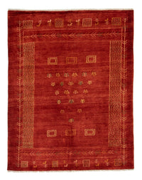 Alfombra Gabbeh - Persa - 195 x 156 cm - rojo