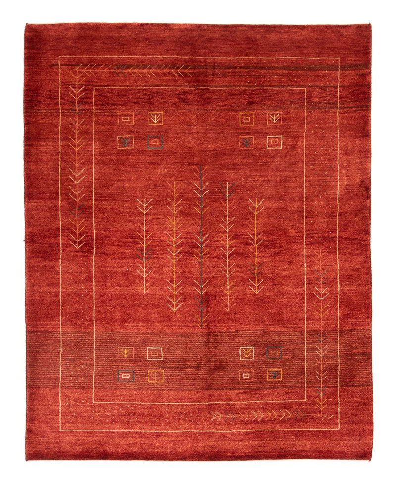 Alfombra Gabbeh - Persa - 191 x 148 cm - rojo