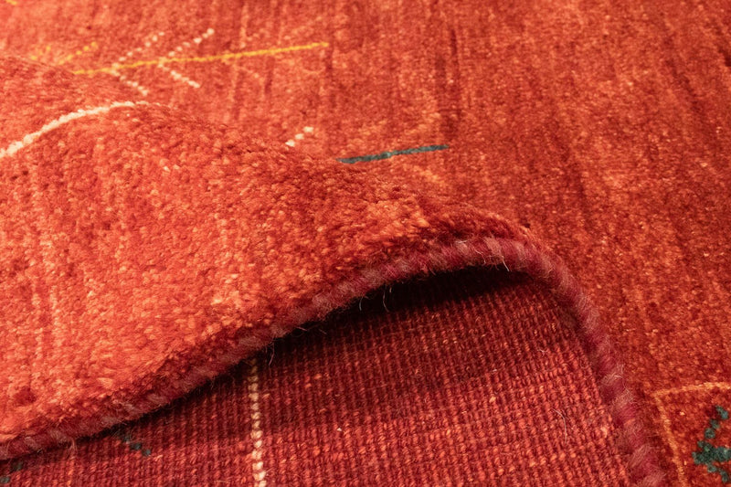 Alfombra Gabbeh - Persa - 191 x 148 cm - rojo