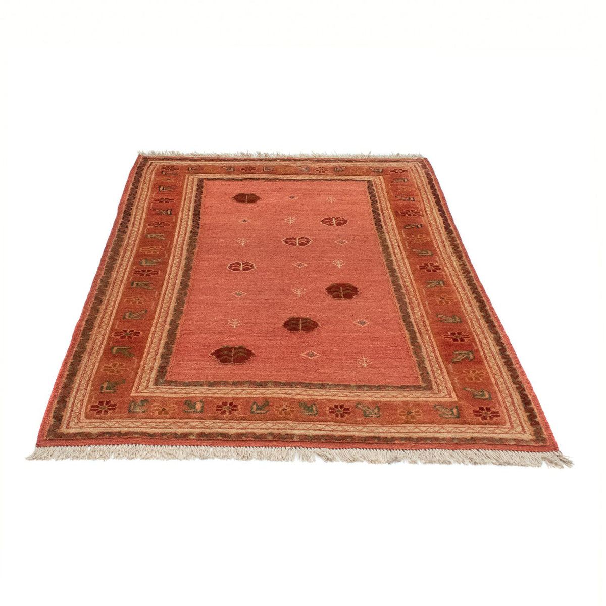 Alfombra Gabbeh - Persa - 176 x 115 cm - naranja