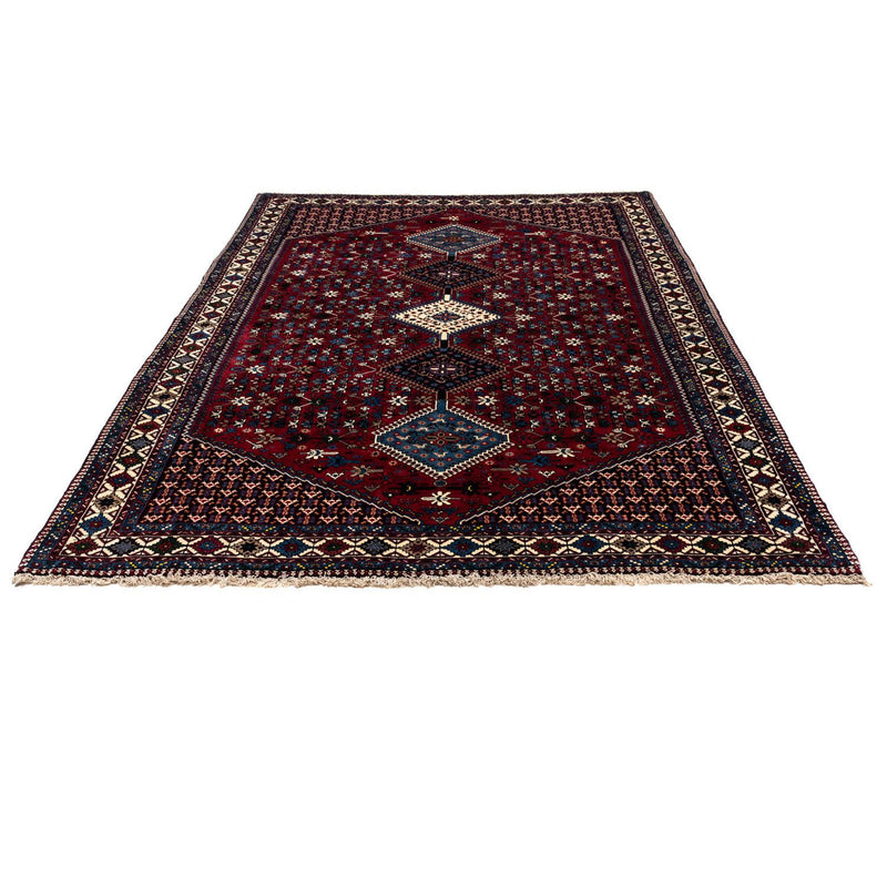 Alfombra persa - Nómada - 296 x 200 cm - rojo oscuro