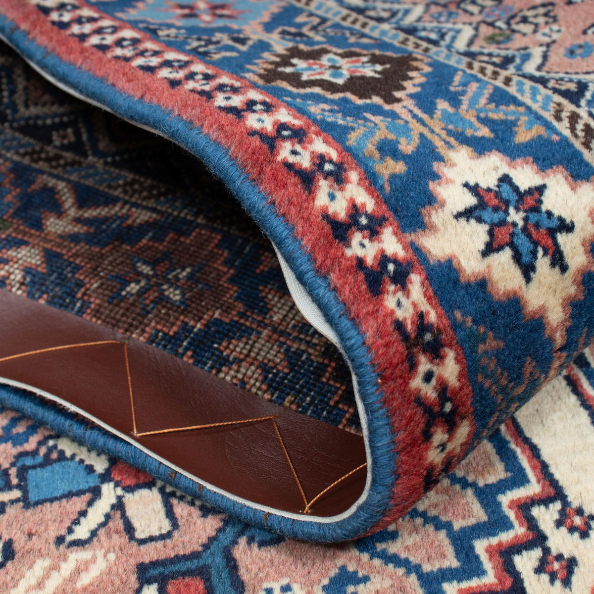 Alfombra persa - Nómada - 188 x 80 cm - rojo claro