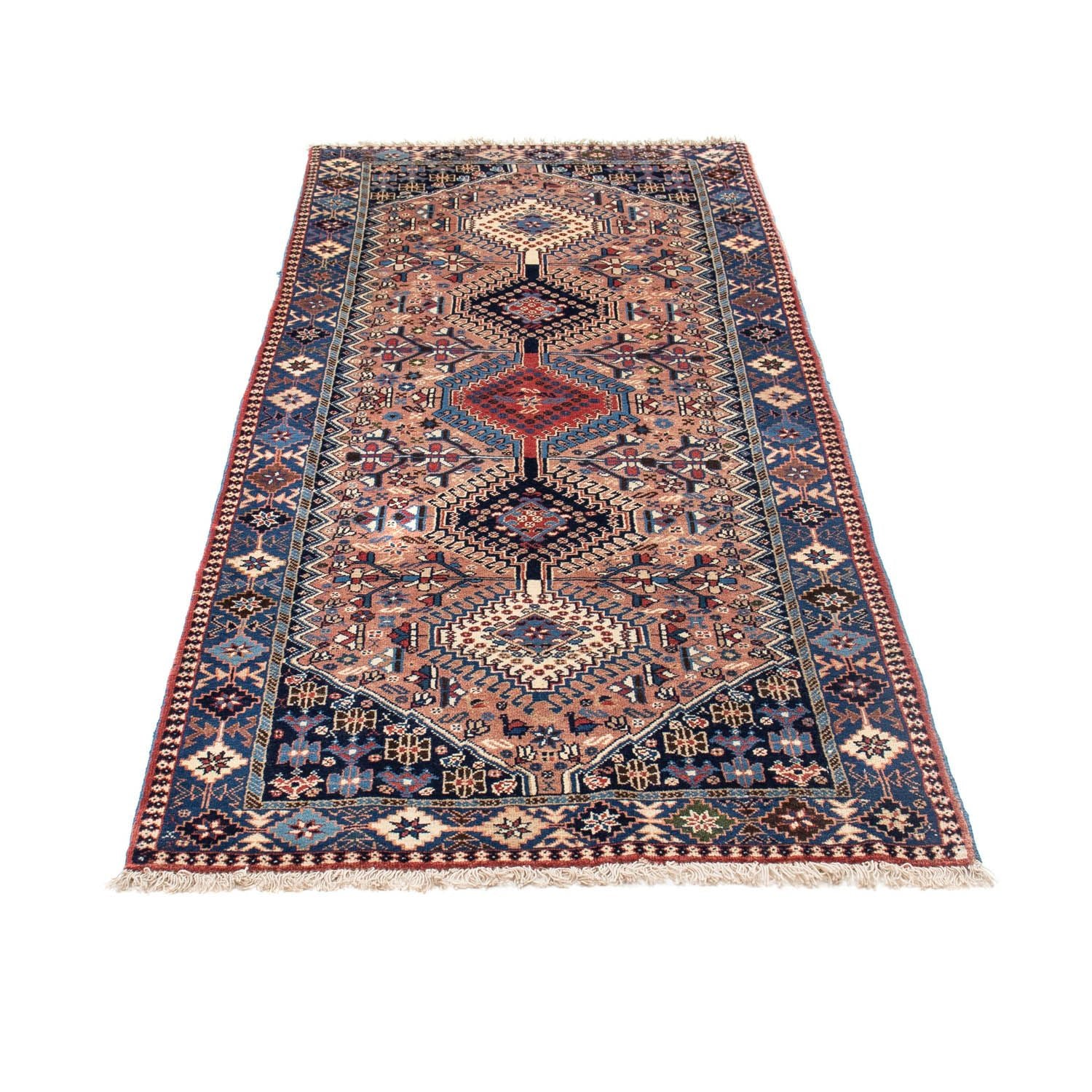 Alfombra persa - Nómada - 188 x 80 cm - rojo claro