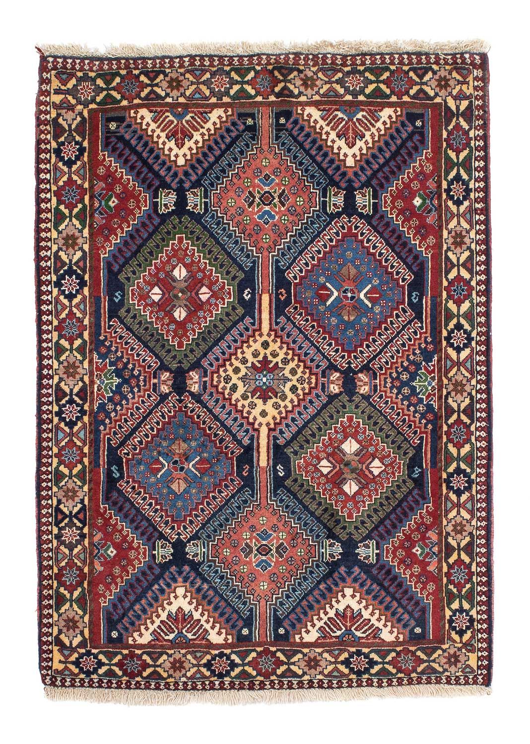 Alfombra persa - Nómada - 144 x 103 cm - azul
