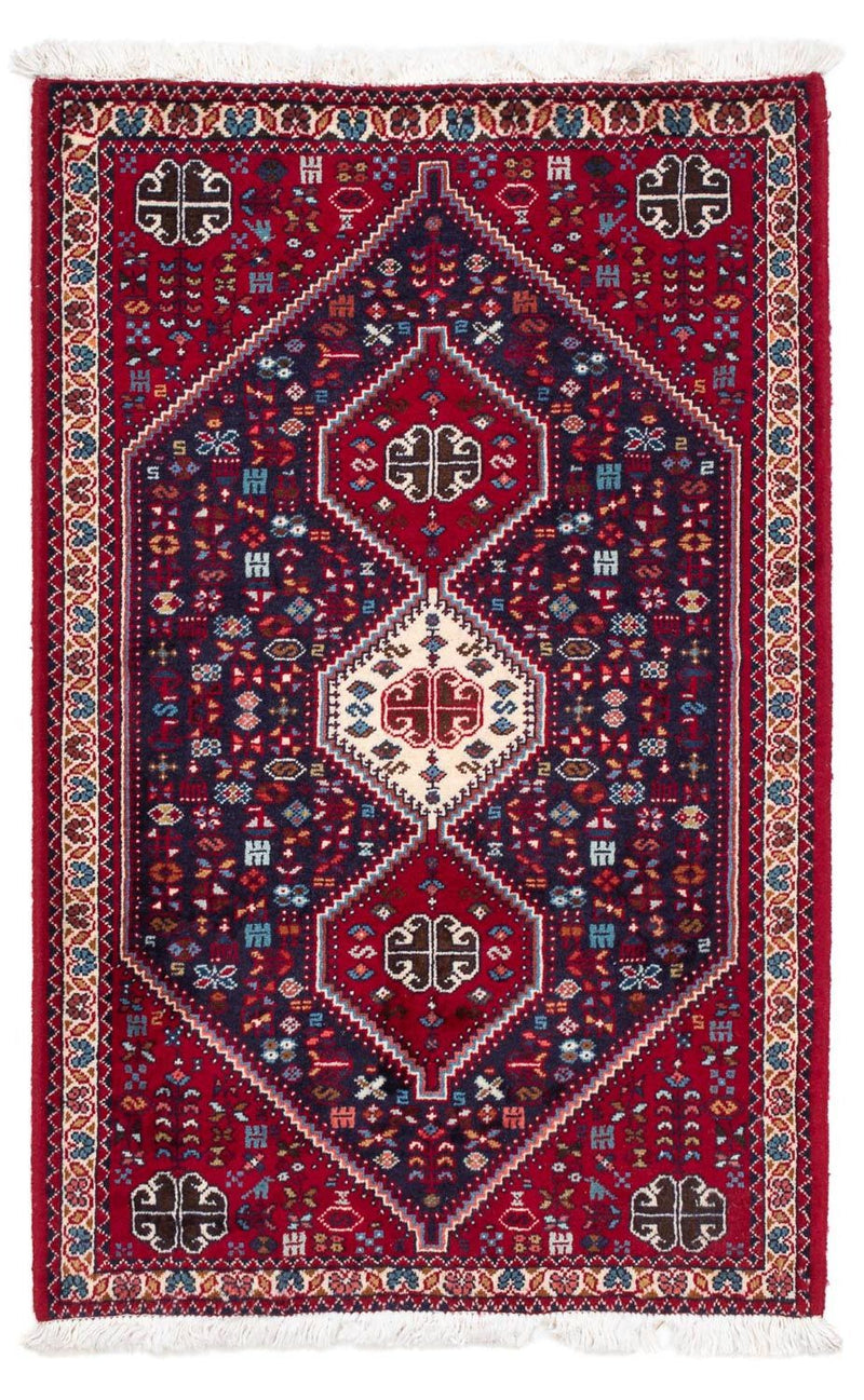 Alfombra persa - Nómada - 121 x 76 cm - azul oscuro