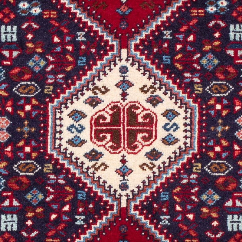 Alfombra persa - Nómada - 121 x 76 cm - azul oscuro