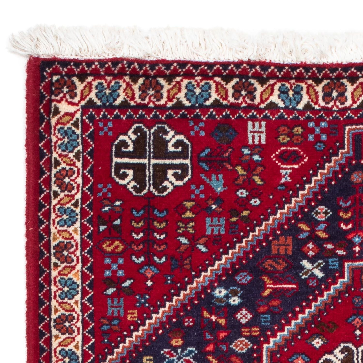 Alfombra persa - Nómada - 121 x 76 cm - azul oscuro