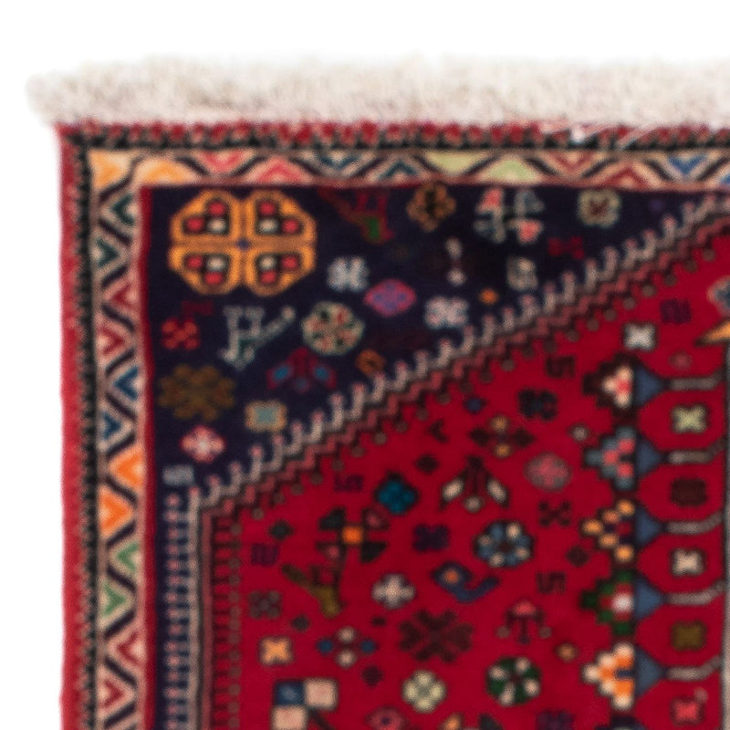 Alfombra persa - Nómada - 114 x 77 cm - rojo oscuro
