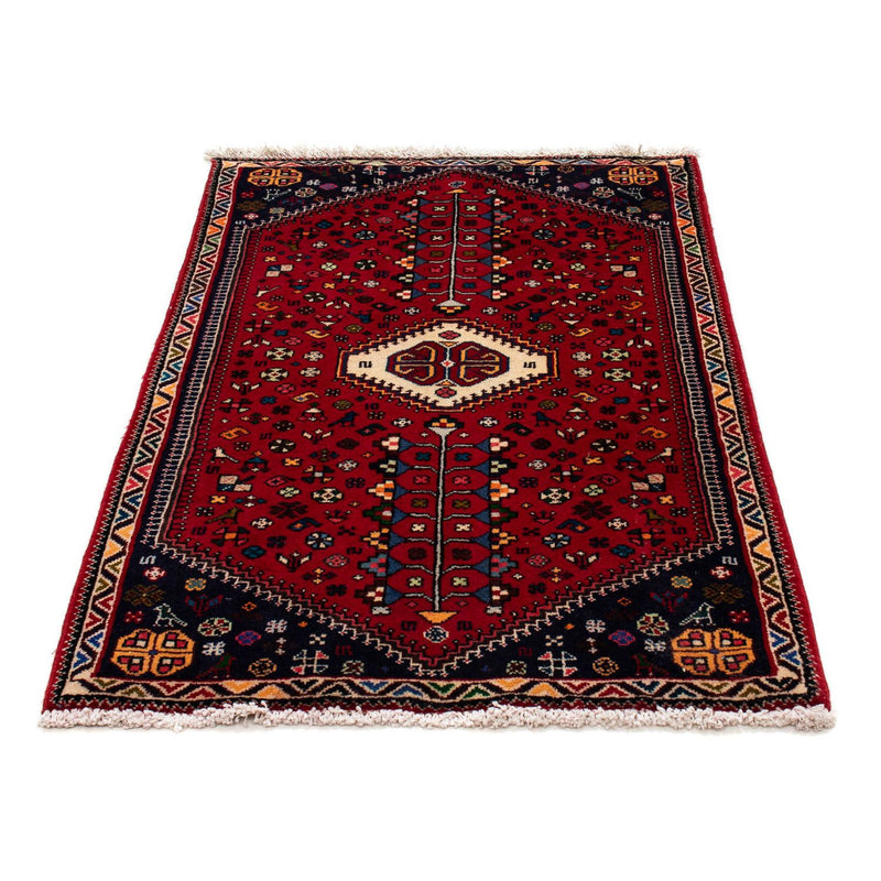 Alfombra persa - Nómada - 114 x 77 cm - rojo oscuro