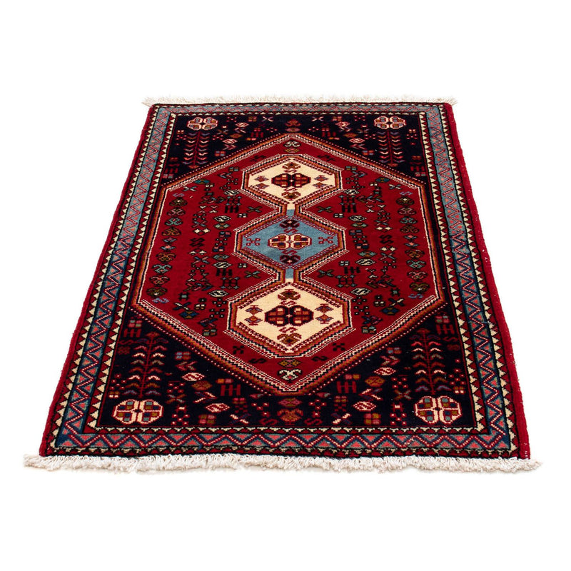 Alfombra persa - Nómada - 120 x 76 cm - rojo oscuro