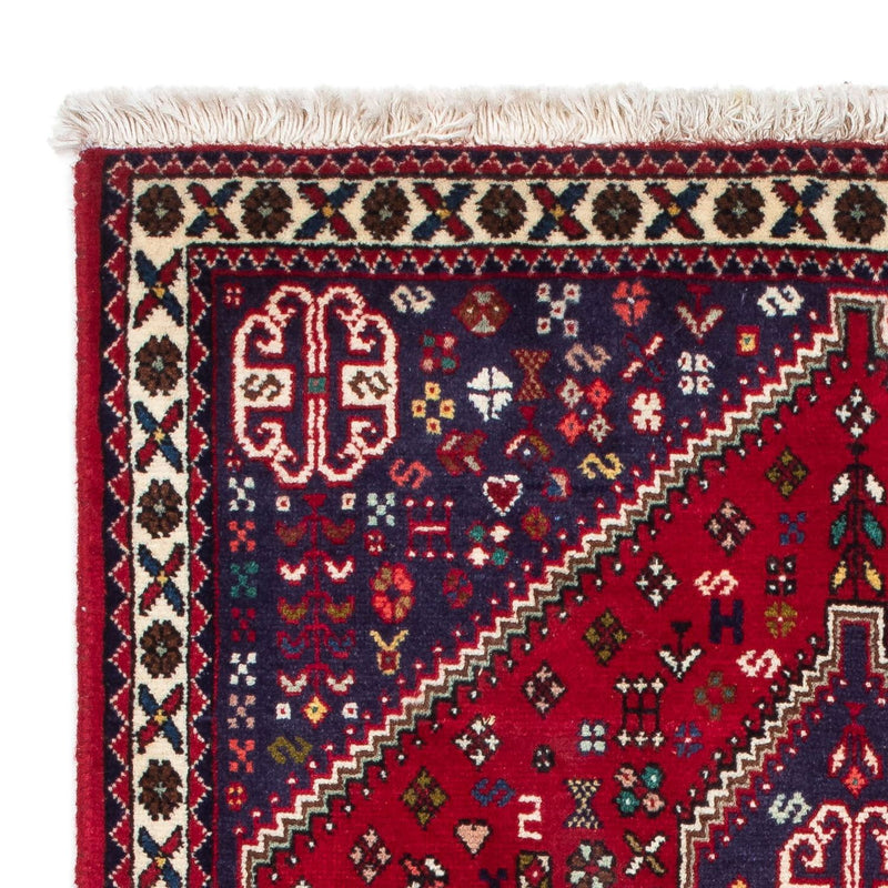 Alfombra persa - Nómada - 130 x 75 cm - rojo oscuro
