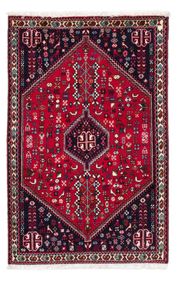 Alfombra persa - Nómada - 122 x 78 cm - rojo oscuro