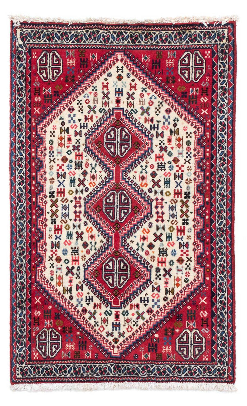 Alfombra persa - Nómada - 116 x 72 cm - rojo claro