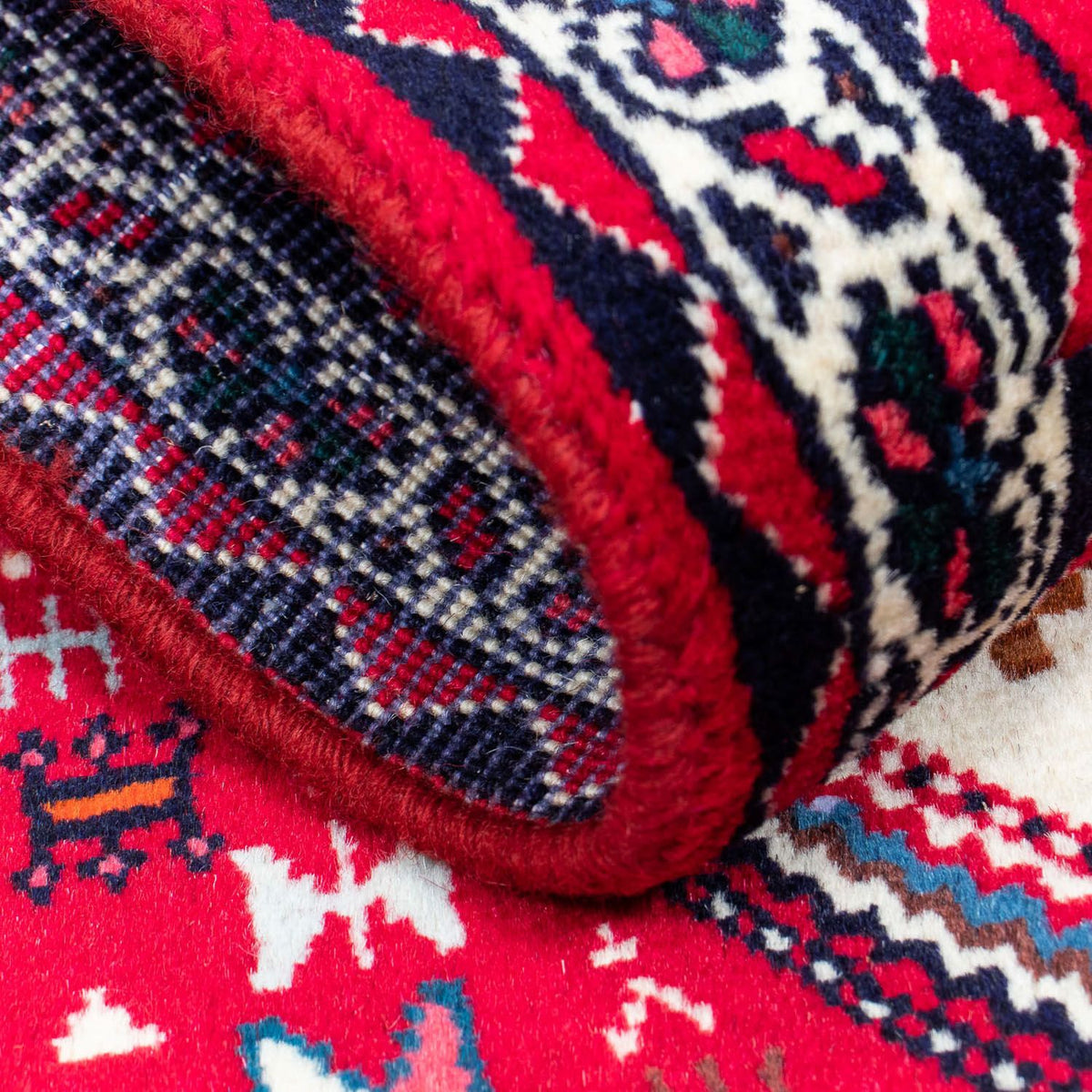 Alfombra persa - Nómada - 118 x 74 cm - rojo