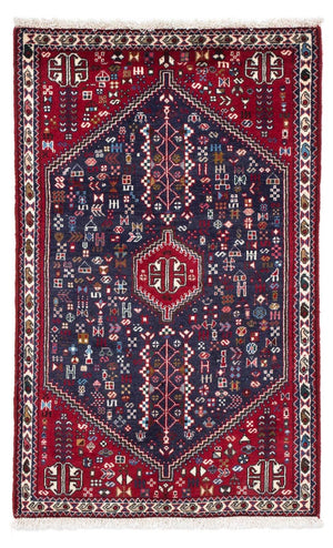 Alfombra persa - Nómada - 129 x 78 cm - azul oscuro