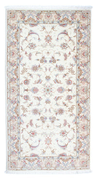 Alfombra de pasillo Alfombra Persa - Tabriz - Real - 198 x 100 cm - beige