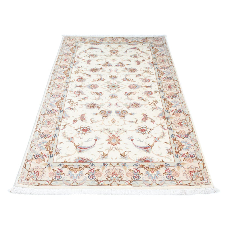 Alfombra de pasillo Alfombra Persa - Tabriz - Real - 198 x 100 cm - beige