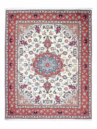Alfombra Persa - Tabriz - Real - 198 x 152 cm - beige