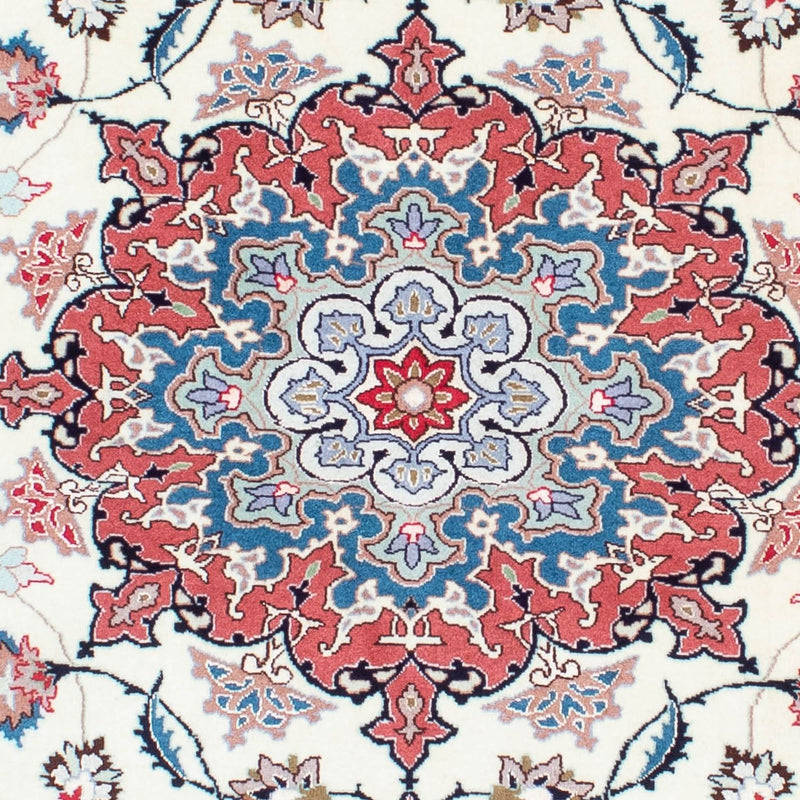 Alfombra Persa - Tabriz - Real - 198 x 152 cm - beige