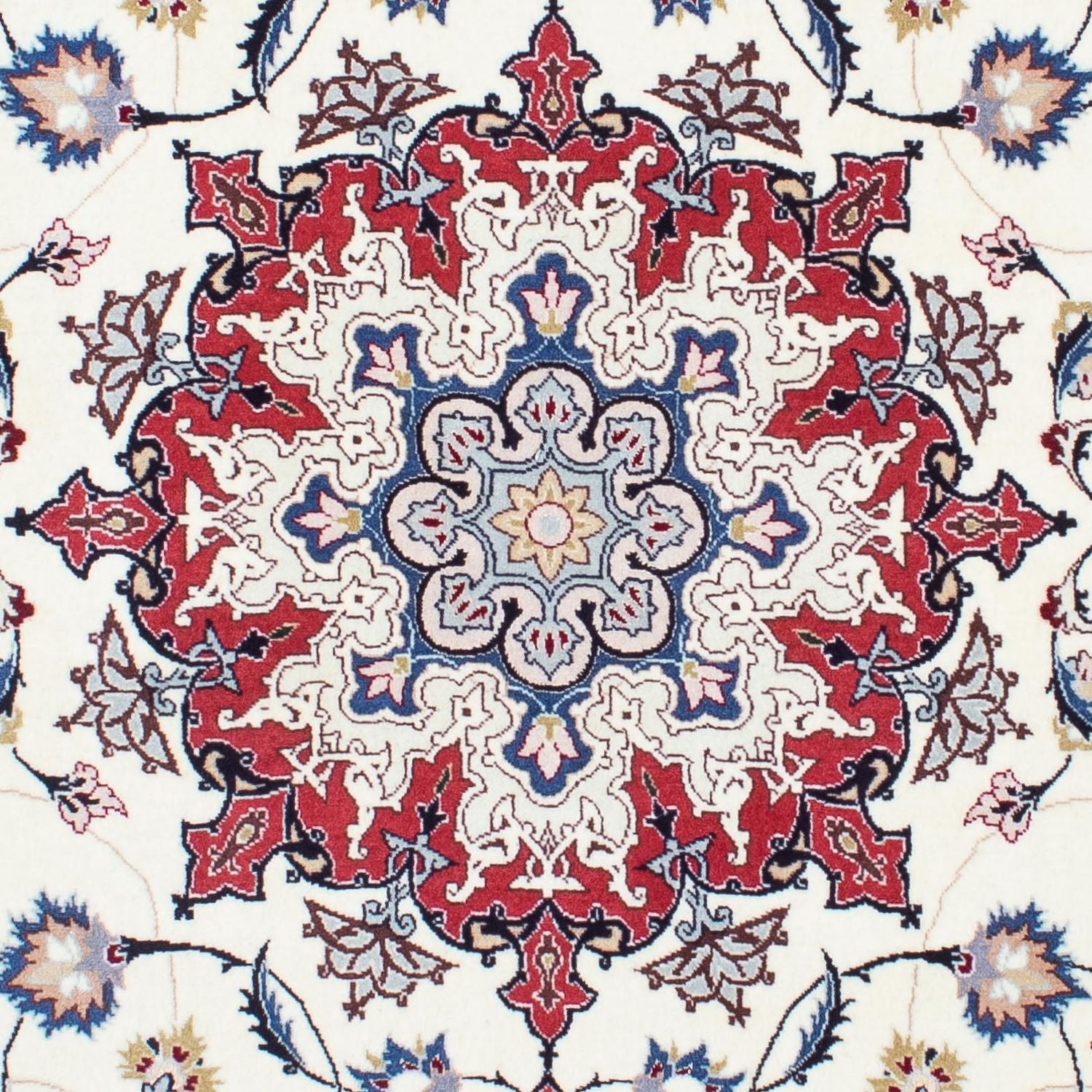 Alfombra Persa - Tabriz - Real - 203 x 154 cm - beige