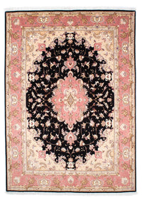 Alfombra Persa - Tabriz - Real - 236 x 165 cm - azul oscuro