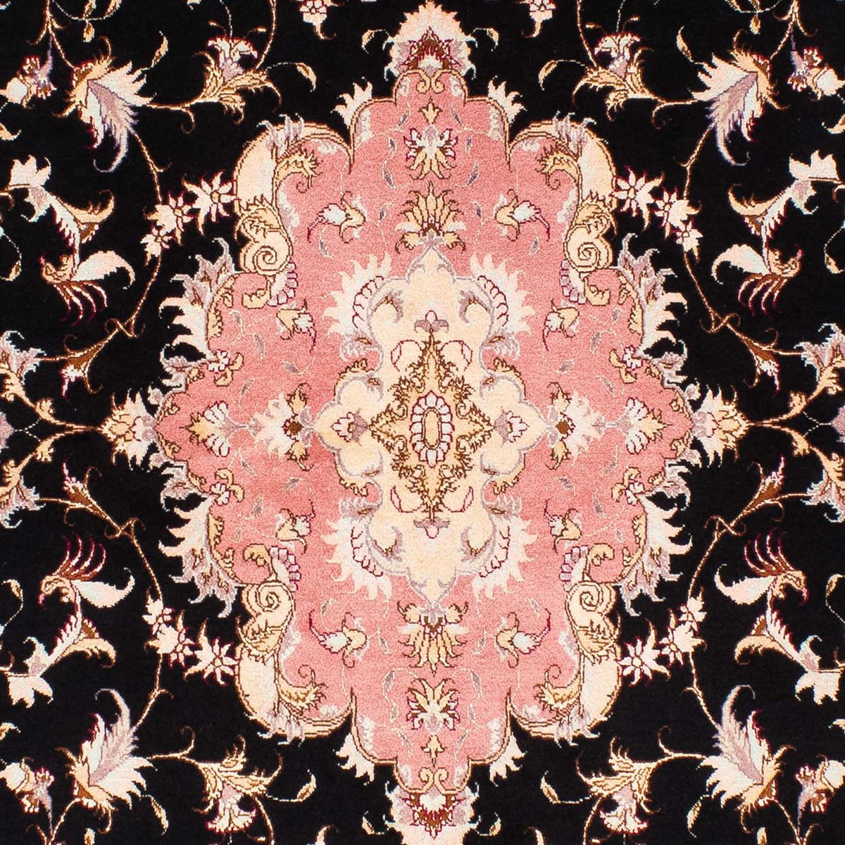 Alfombra Persa - Tabriz - Real - 236 x 165 cm - azul oscuro