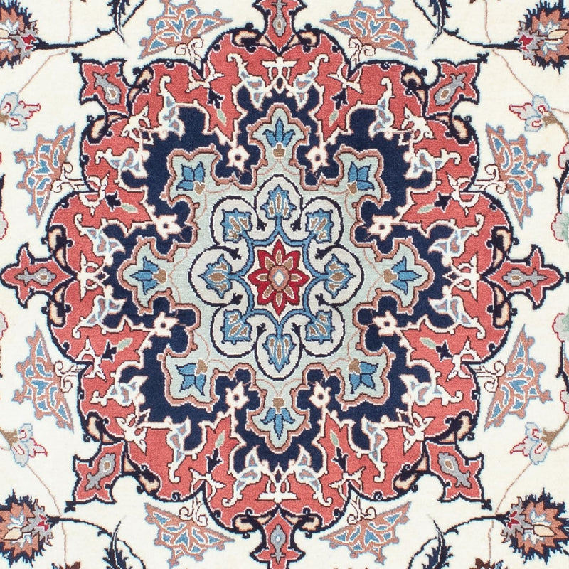 Alfombra Persa - Tabriz - Real - 198 x 151 cm - beige