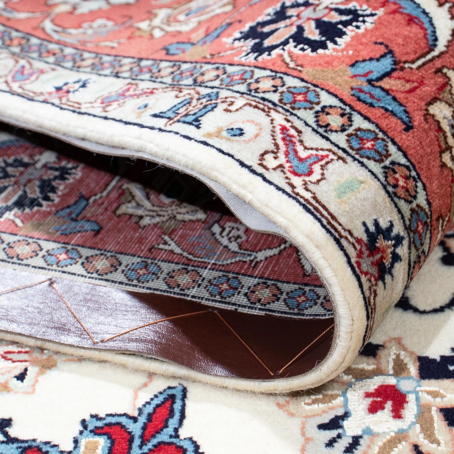 Alfombra Persa - Tabriz - Real - 198 x 151 cm - beige