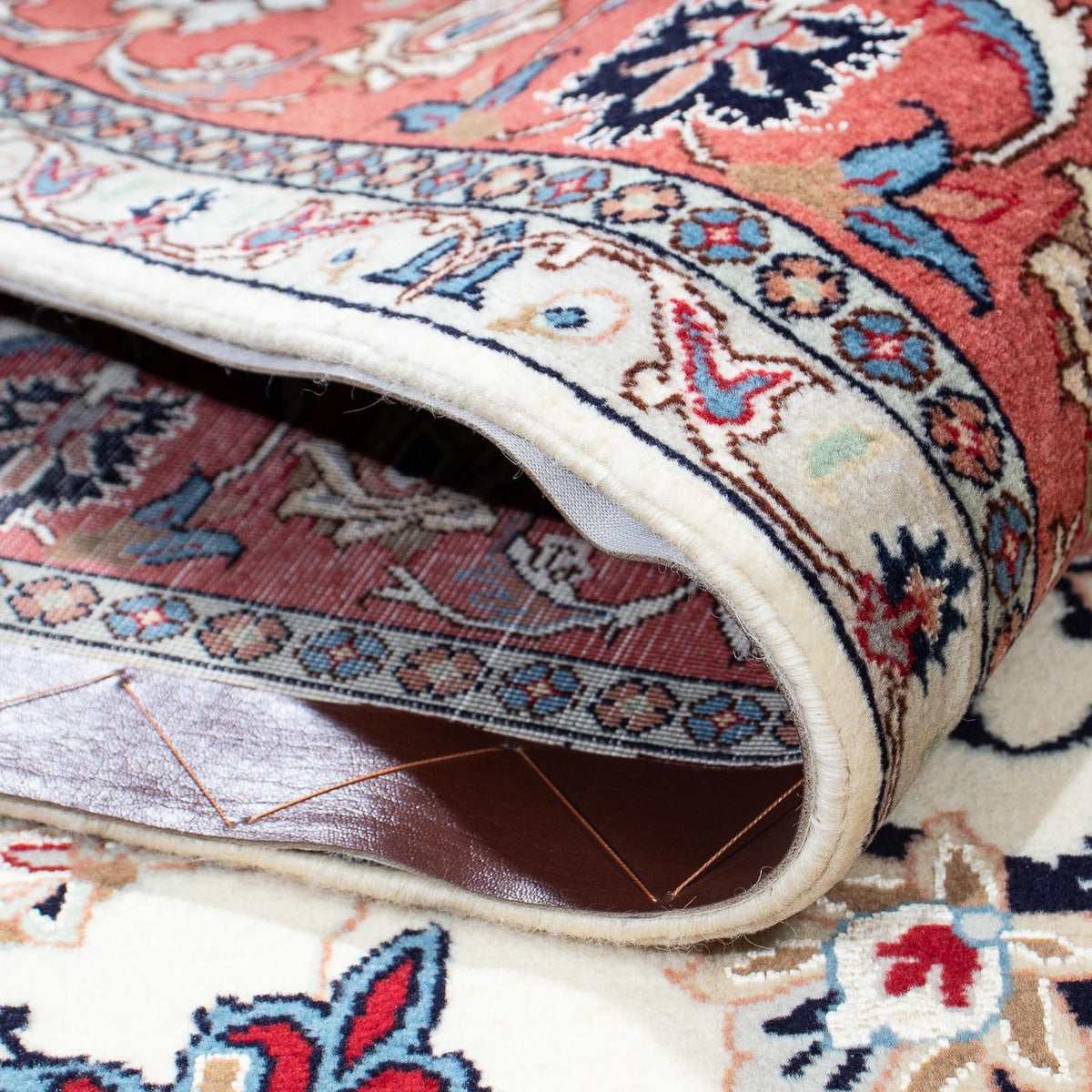 Alfombra Persa - Tabriz - Real - 198 x 151 cm - beige