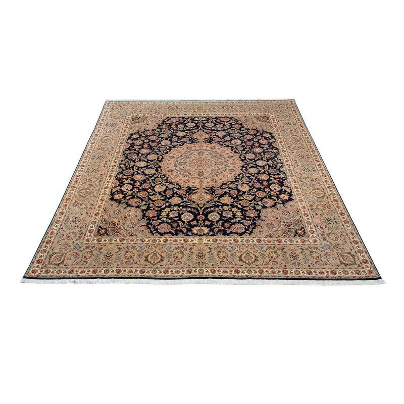 Alfombra Persa - Tabriz - Real - 338 x 300 cm - azul oscuro