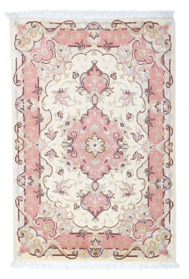Alfombra Persa - Tabriz - Real - 92 x 60 cm - beige