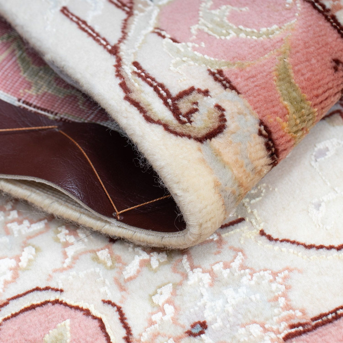 Alfombra Persa - Tabriz - Real - 92 x 60 cm - beige