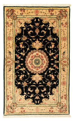 Alfombra Persa - Tabriz - Real - 120 x 73 cm - negro