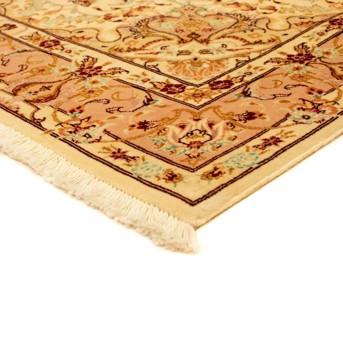 Alfombra Persa - Tabriz - Real - 147 x 102 cm - beige