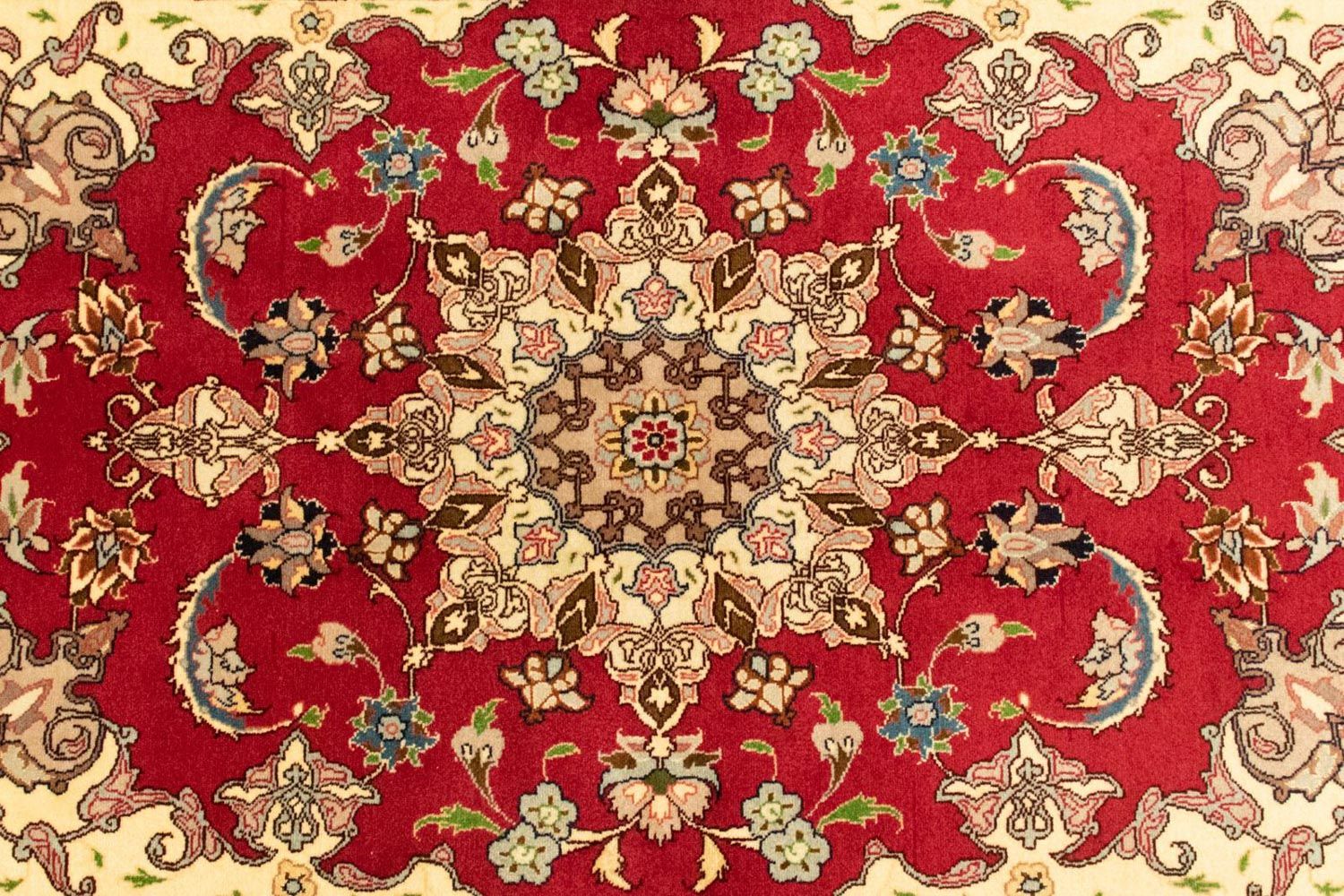 Alfombra Persa - Tabriz - Real - 154 x 103 cm - rojo