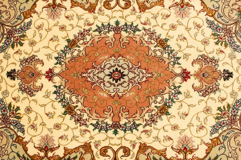 Alfombra Persa - Tabriz - Real - 150 x 101 cm - beige