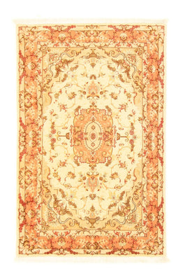 Alfombra Persa - Tabriz - Real - 152 x 100 cm - beige