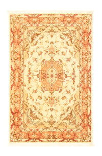 Alfombra Persa - Tabriz - Real - 152 x 100 cm - beige