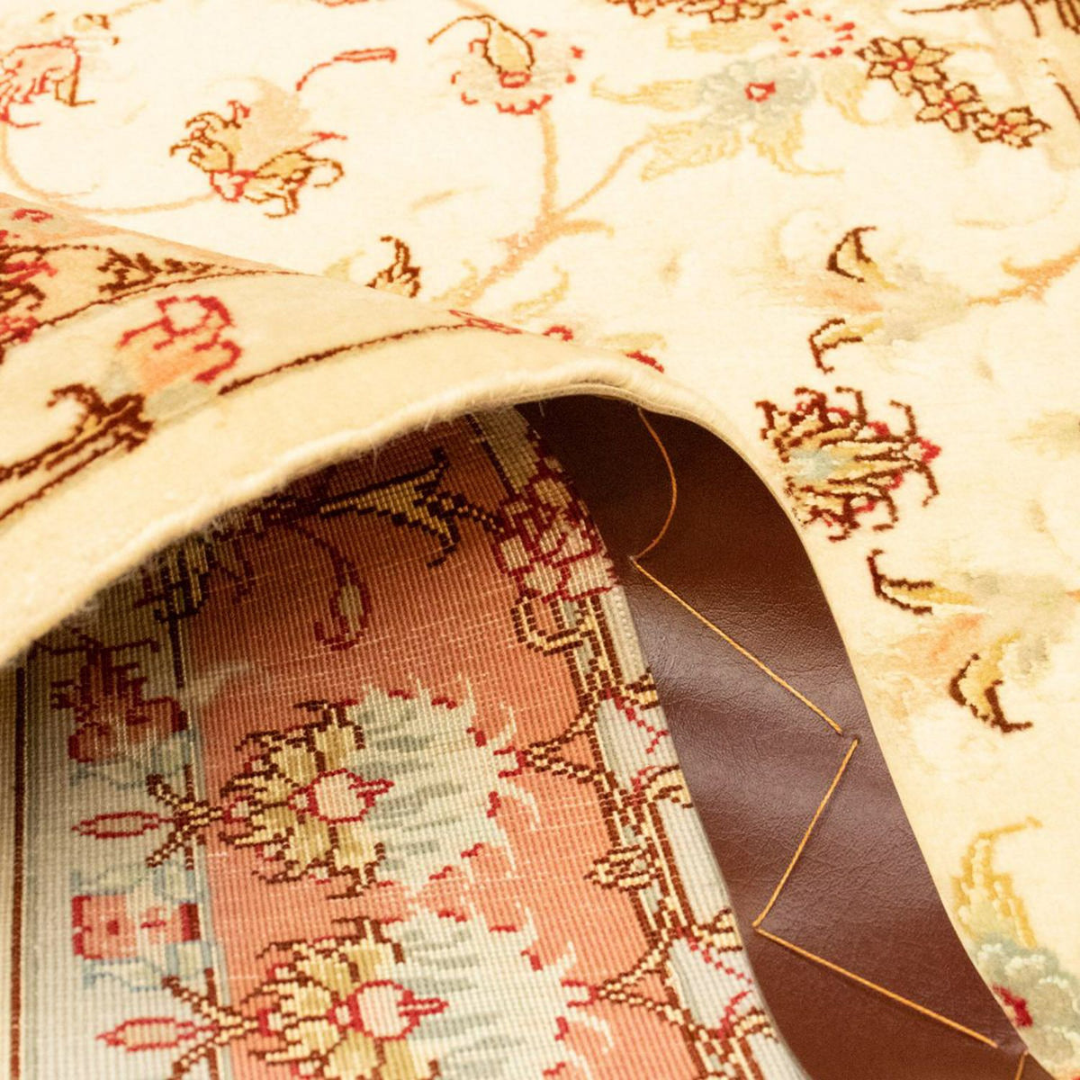 Alfombra Persa - Tabriz - Real - 152 x 100 cm - beige
